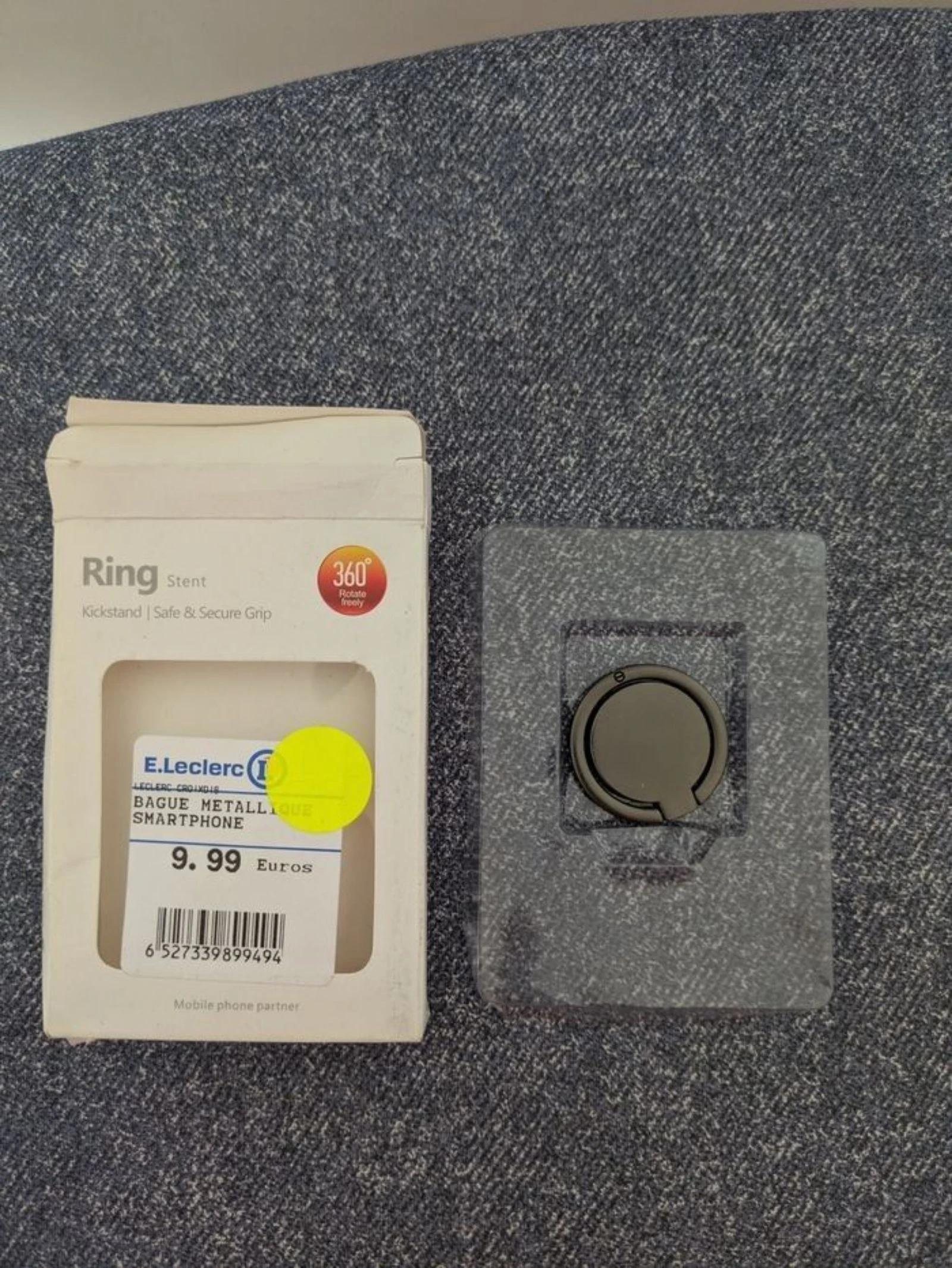 Set van 6 metalen ringhouders voor telefoon (Ring Stent 360°) - Nieuw – photo 3